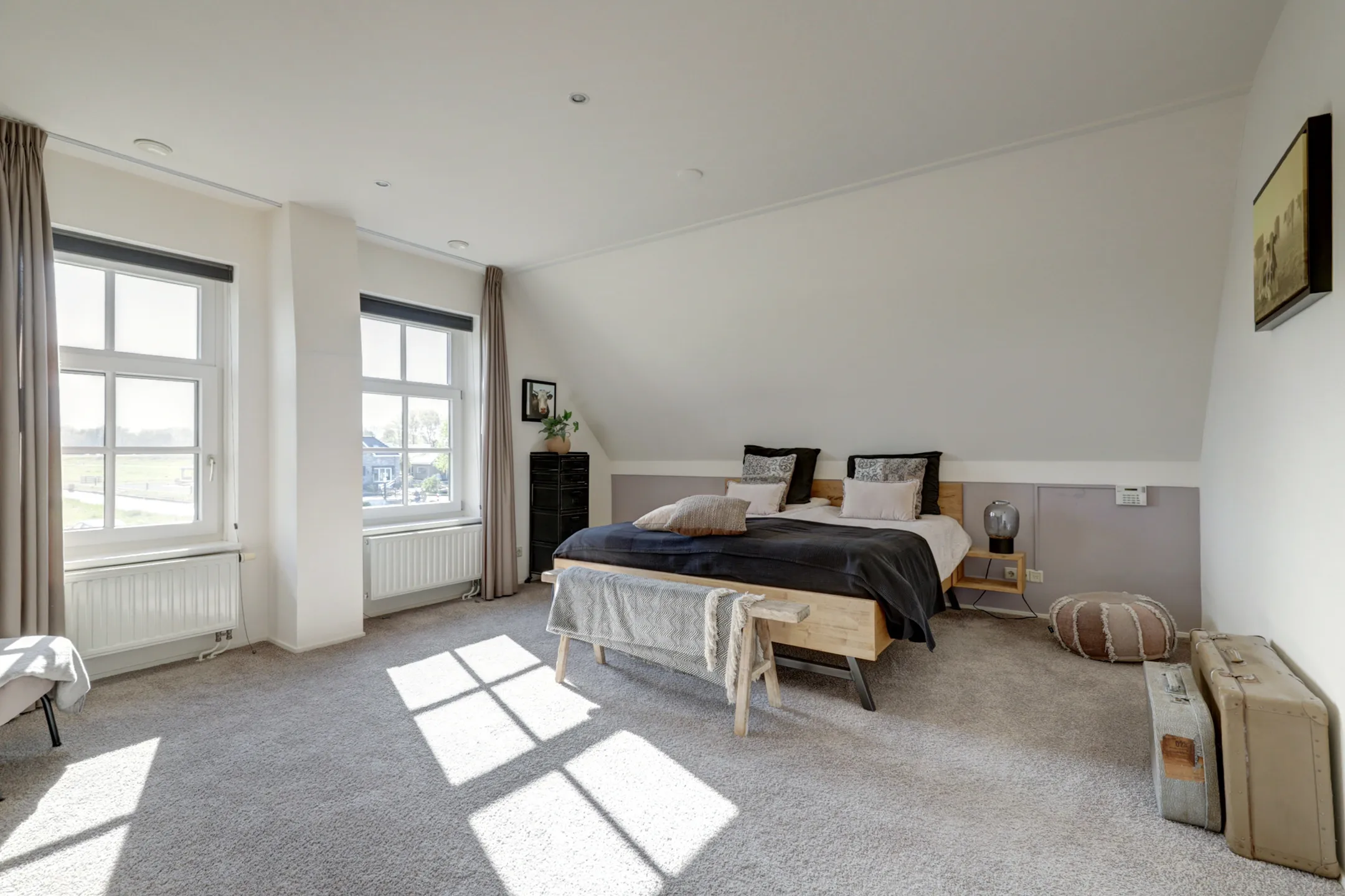 Bedroom photo before AI product placement